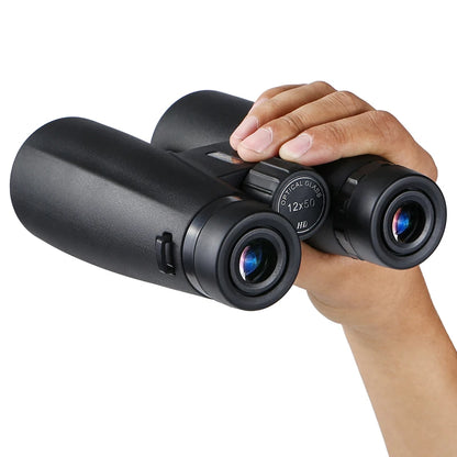 Professional 12x50 HD Binoculars Powerful Telescope Monocular Tactical Scope Night Vision Binocular for Bird Watching Hunting