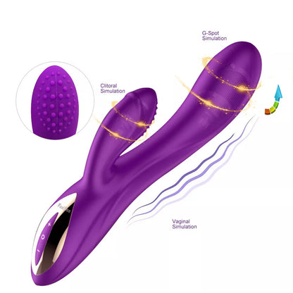 Rabbit Vibrator 10 Speed G Spot Dildo Vibrator Silicone Waterproof Clitoris Stimulator Vagina Massager Sex Toys for Women