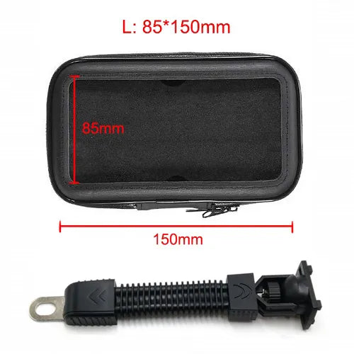 Motorcycle Telephone Holder Support Moto Bicycle Rear View Mirror Stand Mount Waterproof Scooter Motorbike Phone Bag for Samsung