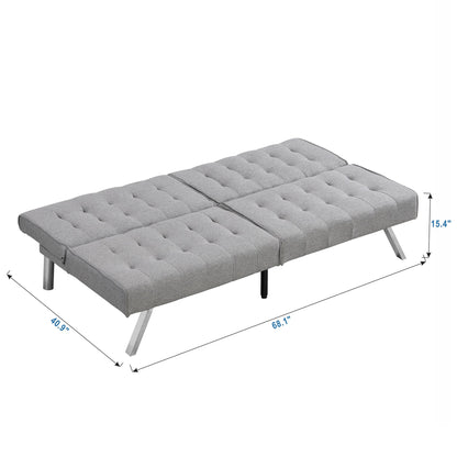 WOOD FRAME, STAINLESS LEG, FUTON, SOFA BED