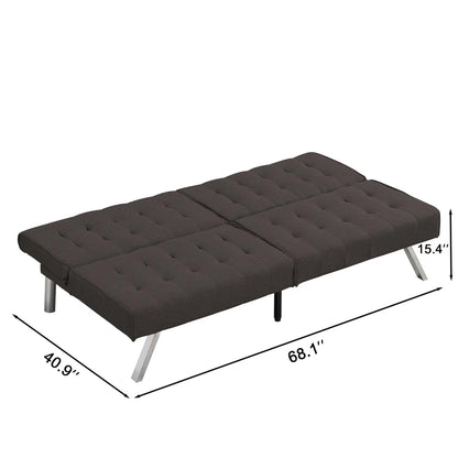 WOOD FRAME, STAINLESS LEG, FUTON, SOFA BED