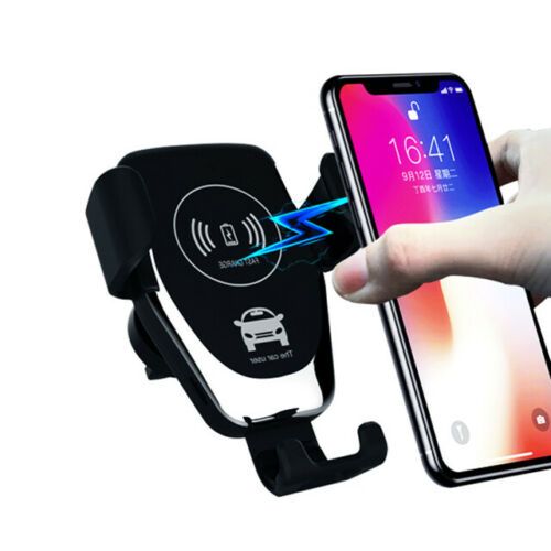 10W Wireless Fast Car Charger Mount Holder Stand Automatic Clamping Charging