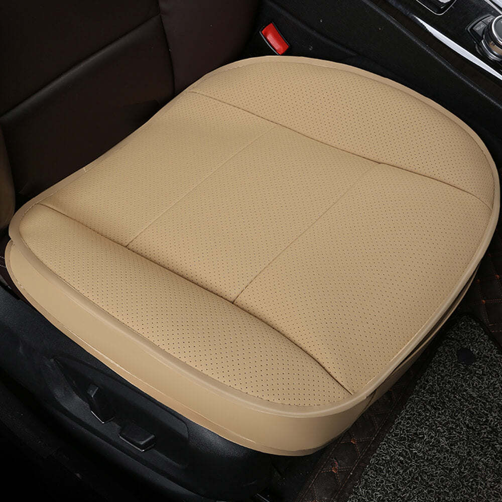 Universal Auto Car Front Seat Cover Breathable PU Leather Cushion Protector Mat