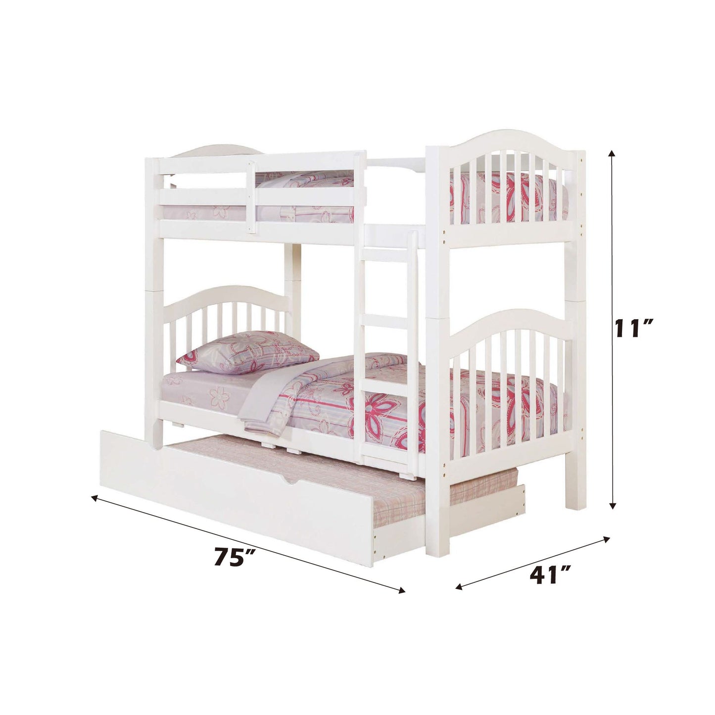 Heartland White Finish Twin Trundle