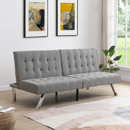 WOOD FRAME, STAINLESS LEG, FUTON, SOFA BED