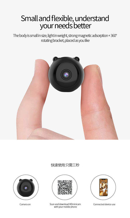 NA9 1080P HD Wifi Mini Wireless Surveillance Camera IR Infrared Night Vision Motion Detection IP Camera Home Security Sm