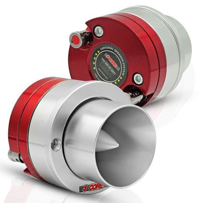 5 Core 3.5 Inch Tweeters 60W Max 30W RMS 25.4mm Voice Coil Super Tweeter Car Audio - TW ND 02 RED