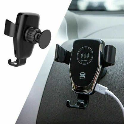 10W Wireless Fast Car Charger Mount Holder Stand Automatic Clamping Charging