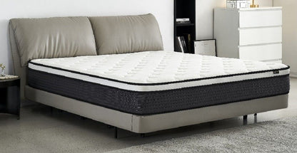 Hybrid 10 Inch Queen Mattress in a Box, Pillow Top Bed Cushion with Breathable and Hypoallergenic Design, Medium Firm for Lumbar Support